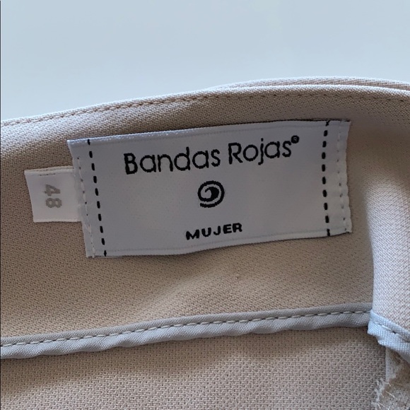 Bandas Rojas cream pants in size XL - Picture 6 of 6